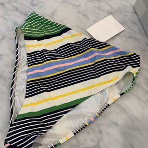 NEW Tory Burch Field Stripe Swim Bottoms Small NWT